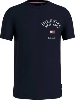Tommy Hilfiger T-Shirt ARCH VARSITY TEE Dunkelblau/Blau