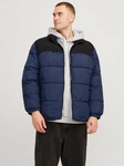 Jack & Jones Steppjacke JJMOON STAND COLLAR PUFFER (PLS) navy / schwarz