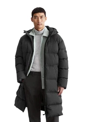 Marc O'Polo Daunenmantel Puffer-Style Schwarz/Dunkelgrau/Grau/Hellblau