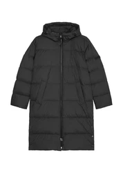 Marc O'Polo Daunenmantel Puffer-Style Schwarz/Dunkelgrau/Grau/Hellblau