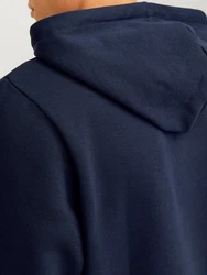 Jack & Jones Kapuzensweatshirt JJXMAS ONE COLOR FUNNY SWEAT HOOD Dunkelblau/Blau/Fliederfarben