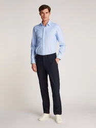 Tommy Hilfiger Chinohose DENTON KNIT TECH CHINO blau