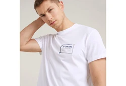 G-STAR T-Shirt Originals Catch Creme/Weiß