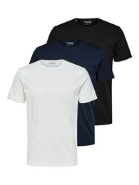 T-Shirt Herren 3er Pack T-Shirts SLHAXEL (1-tlg)