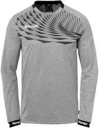 Kempa Longsleeve Wave Grau/Grün/Mintgrün/Hellgrau