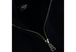 JOOP! Jeans Strickjacke 'Hajor' Dunkelblau/Schwarz