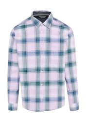 s.Oliver Langarmhemd Regular Fit  Rosa/Lila/Dunkelblau/Blau/Fliederfarben/Mischfarben/Hellblau