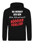 Youth Designz Kapuzenpullover Böser Fehler Herren Hoodie Schwarz/Braun/Beige/Silber/Lila