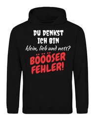 Youth Designz Kapuzenpullover Böser Fehler Herren Hoodie Schwarz/Braun/Beige/Silber/Lila