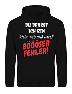 Youth Designz Kapuzenpullover Böser Fehler Herren Hoodie Schwarz/Braun/Beige/Silber/Lila