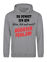 Kapuzenpullover Bser Fehrler Herren Hoodie Pullover mit humorvollen Lustigen Print mit witzigen Aufdruck fr Mnner