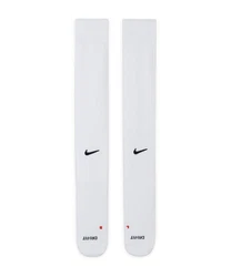 Nike Fußballstutzen Academy OVC Stutzenstrumpf Grau/Weiß