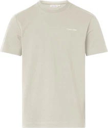 Calvin Klein T-Shirt Micro Logo Khaki/Braun/Beige/Grau