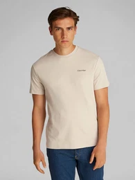 T-Shirt Micro Logo aus dickem Winterjersey, mit Logoprint