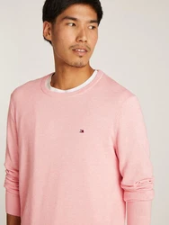 TOMMY HILFIGER Pullover 'ESSENTIAL' rosa/pink shade heather