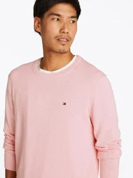 TOMMY HILFIGER Pullover 'ESSENTIAL' rosa/pink shade heather