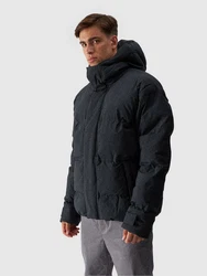 4F Steppjacke Schwarz/Dunkelblau