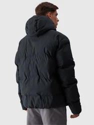 4F Steppjacke Schwarz/Dunkelblau