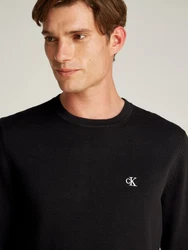 Calvin Klein Jeans Pullover MODERN CREW NECK SWEATER schwarz