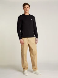 Calvin Klein Jeans Pullover MODERN CREW NECK SWEATER schwarz