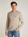 Calvin Klein Jeans Pullover MODERN CREW NECK SWEATER Khaki/Beige/Braun/Grau