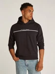 Calvin Klein Sweatshirt SPLIT LINE LOGO HOODIE Dunkelbraun/Schwarz/Braun/Gelb