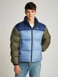 Tommy Jeans Jacke 'Alaska' Türkis/Hellblau/Blau/Dunkelgrün