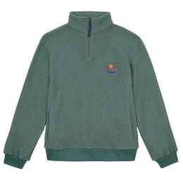 Sweater Aubian Syn Woven Gesticktes Outdoor-Logo