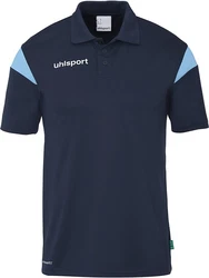 uhlsport Poloshirt Squad 27 Dunkelblau/Blau/Hellblau