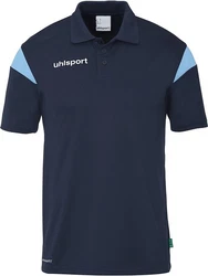 uhlsport Poloshirt Squad 27 Dunkelblau/Blau/Hellblau