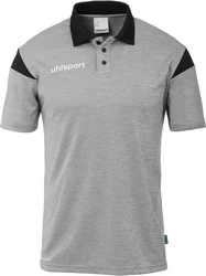 uhlsport Poloshirt Squad 27 Hellgrau/Grau/Dunkelgrau