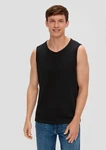 s.Oliver Kurzarmshirt Tanktop im 2er-Pack Schwarz/Hellblau/Dunkelgrau/Dunkelblau
