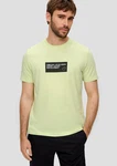 s.Oliver Kurzarmshirt T-Shirt Artwork Hellgrün/Grün/Neonfarben