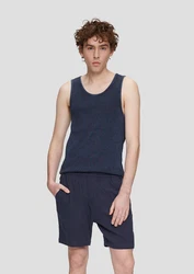 QS Shirttop Tanktop T-Shirt Hellblau/Dunkelblau/Blau
