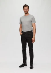 s.Oliver BLACK LABEL Kurzarmshirt T-Shirt Grau/Dunkelgrau/Hellgrau
