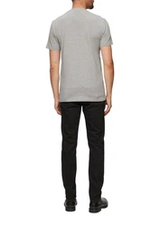 s.Oliver BLACK LABEL Kurzarmshirt T-Shirt Grau/Dunkelgrau/Hellgrau