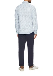 s.Oliver Hemd navy/pastellblau/weiß