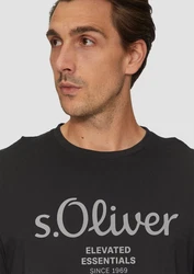s.Oliver T-Shirt mit Logo-Print Artwork 