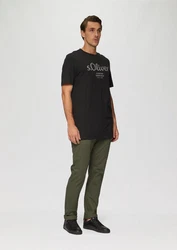 s.Oliver T-Shirt mit Logo-Print Artwork 