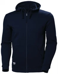 Helly Hansen Kapuzenpullover Classic Zip Hoodie Dunkelblau/Blau/Hellblau/Lila