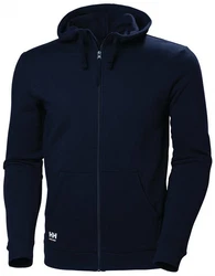 Helly Hansen Kapuzenpullover Classic Zip Hoodie Dunkelblau/Blau/Hellblau/Lila