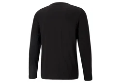 PUMA T-Shirt Herren ESS Longsleeve Tee Schwarz