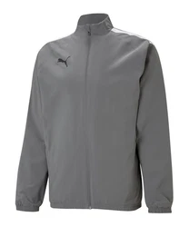 PUMA Sweatjacke teamLIGA Sideline Jacke Grau/Dunkelgrau