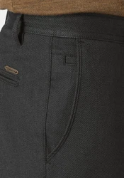 Redpoint Chinohose JASPER Slim-Fit Khaki/Dunkelgrau