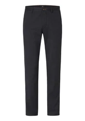 Redpoint Chinohose JASPER Slim-Fit Dunkelblau/Hellblau/Bordeaux