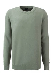 John Devin Strickpullover Grün/Hellgrün