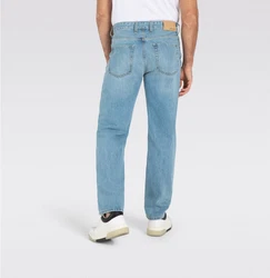 MAC 5-Pocket Jeans RICK Hellblau/Weiß