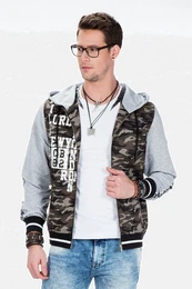 Outdoorjacke Jacke Statement-Applikation auf dem Rcken, CJ-215