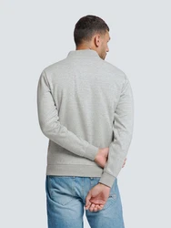 NO EXCESS Sweatshirt mit Vollreißverschluss Grau/Khaki/Hellgrau/Hellblau