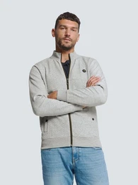 Sweater Sweatshirt mit Vollreiverschluss